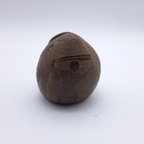 African Coconut Gourd Box From Cape Verde - Picture 4 of 11